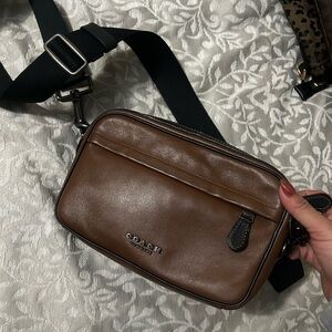 Coach Men's Brown Crossbody Bag